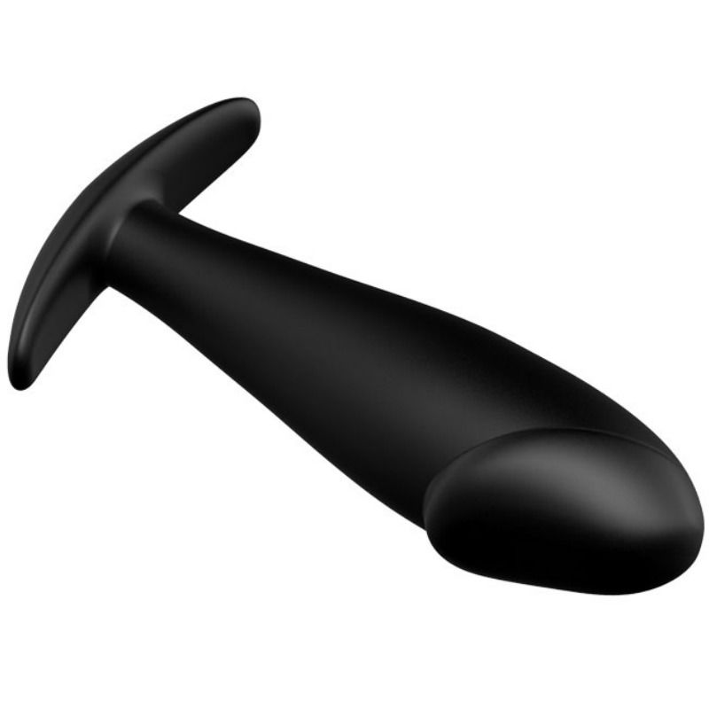 PRETTY LOVE - ANAL PLUG SILICONE PENIS FORM BLACK - Imagem de 4