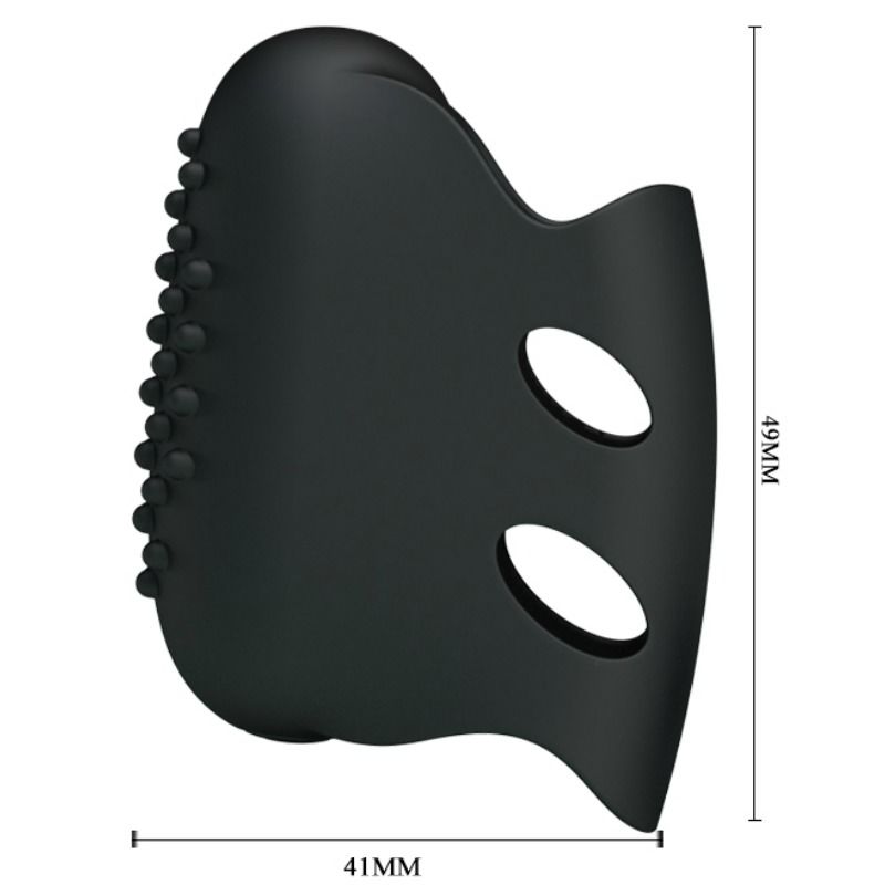 PRETTY LOVE - FLIRTATION STEWARD BLACK VIBRATION THIMBLE - Imagem de 5