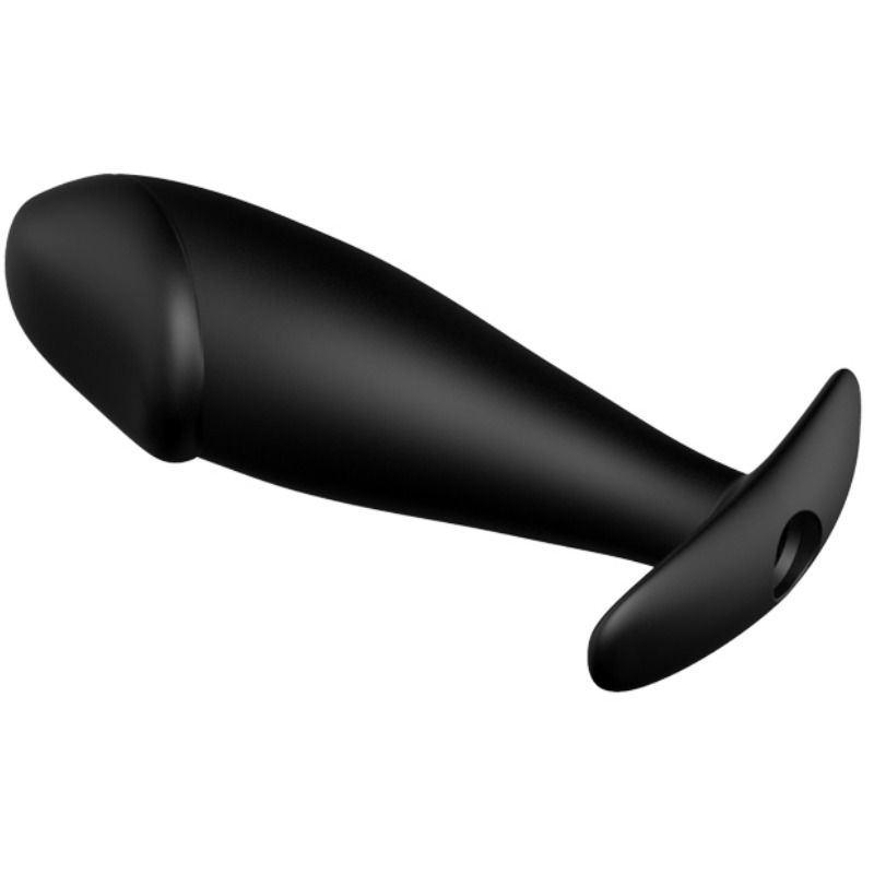 PRETTY LOVE - SILICONE ANAL PLUG PENIS FORM AND 12 VIBRATION MODES BLACK - Imagem de 3