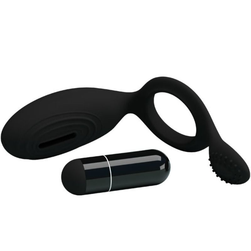 PRETTY LOVE - ETHEL VIBRATING RING WITH STIMULATOR - Imagem de 4