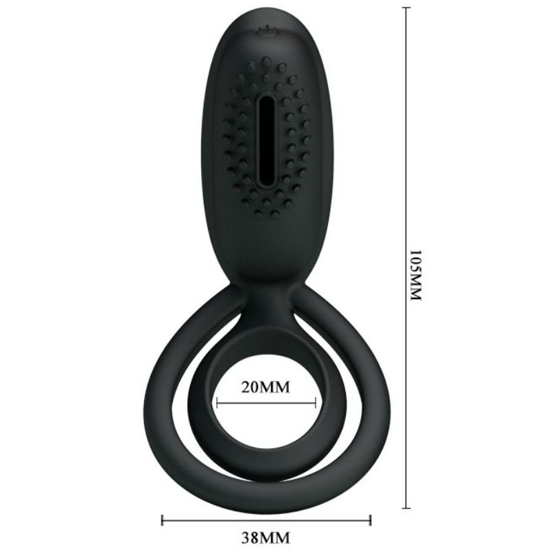 PRETTY LOVE - ESTHER VIBRATING RING WITH STIMULATOR - Imagem de 5