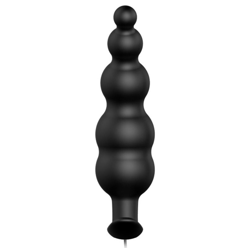 PRETTY LOVE - ANAL PLUG SILICONE EXTRA STIMULATION AND 12 VIBRATION MODES BLACK REMOTE CONTROL - Imagem de 2