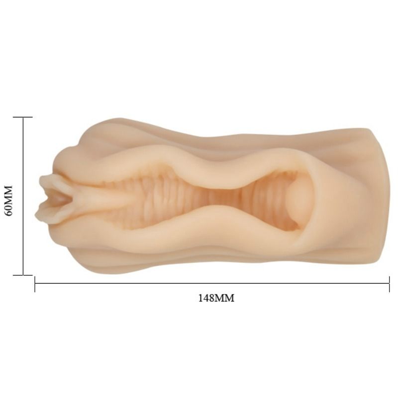 BAILE - MINI MALE MASTURBATOR VAGINA LIPS DESIGN - Imagem de 4