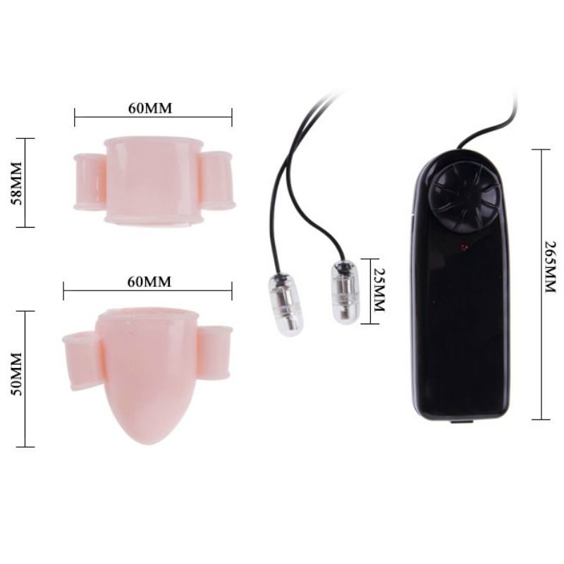 BAILE - ALFRED PENIS VIBRATOR COVERS WITH CONTROL - Imagem de 4