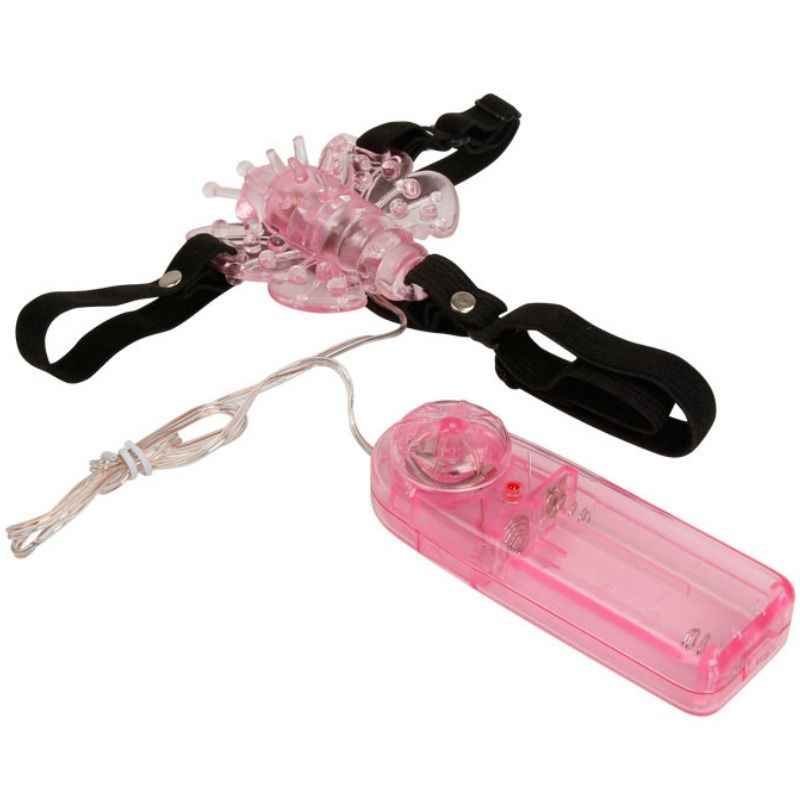 BAILE - HARNESS WITH MULTIVESPEED VIBRATING BUTTERFLY - Imagem de 2