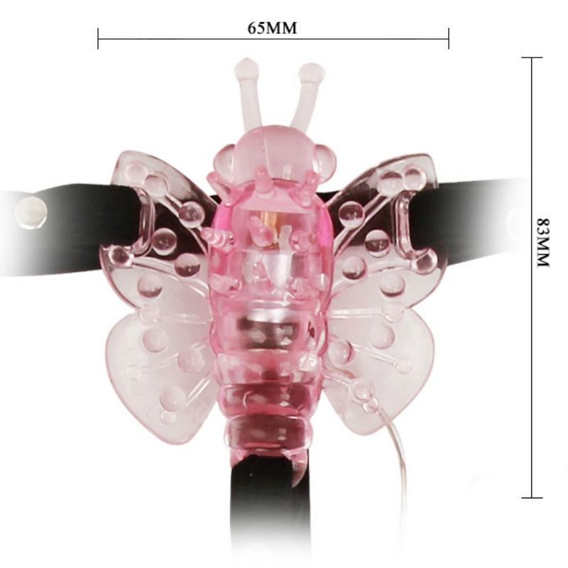 BAILE - HARNESS WITH MULTIVESPEED VIBRATING BUTTERFLY - Imagem de 5