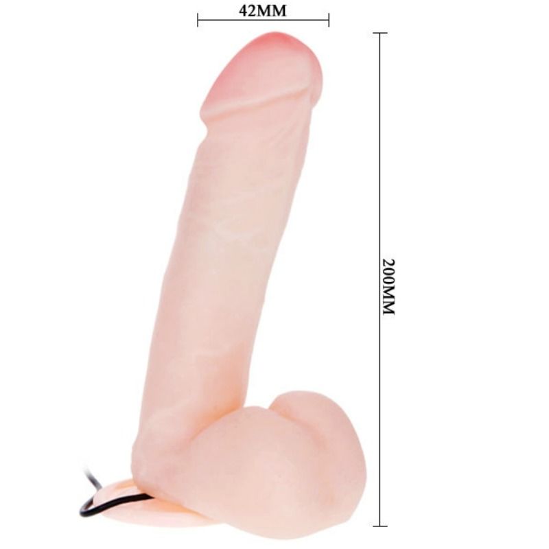BAILE - REALISTIC DILDO WITH VIBRATION AND ROTATION 20 CM - Imagem de 4