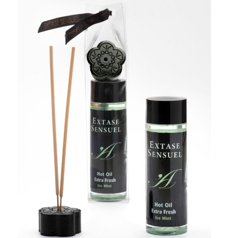 EXTASE SENSUAL - MASSAGE OIL WITH EXTRA FRESH ICE EFFECT 100 ML - Imagem de 3