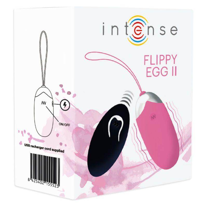 INTENSE - FLIPPY II VIBRATING EGG WITH REMOTE CONTROL PINK - Imagem de 5