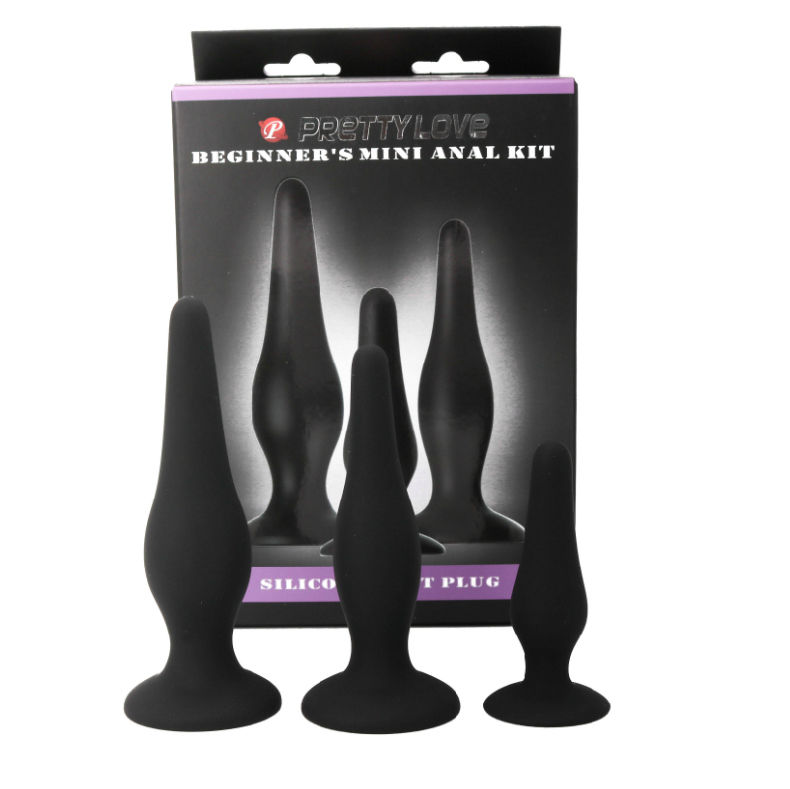 PRETTY LOVE - ANAL PLUGS SILICONE INITIATION KIT - Imagem de 2