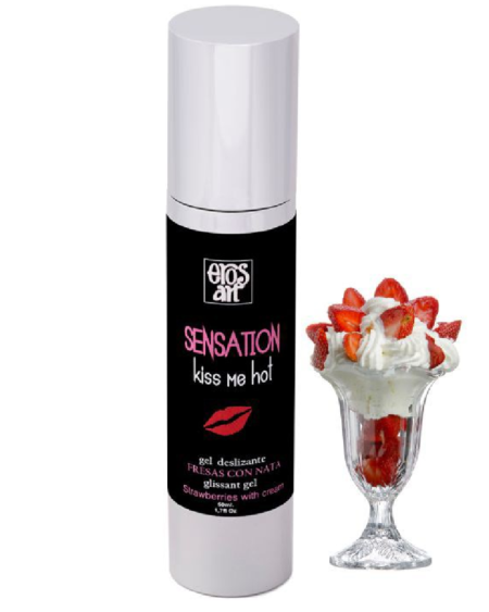 EROS-ART - SENSATTION NATURAL LUBRICANT STRAWBERRIES WITH CREAM 50 ML
