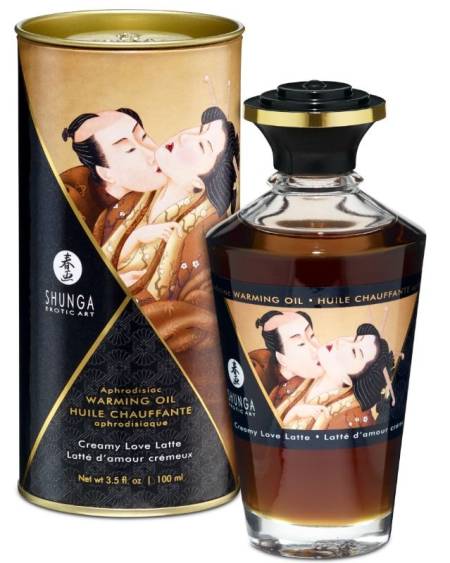 SHUNGA - COFFEE FLAVOR HEAT EFFECT MASSAGE OIL 100 ML