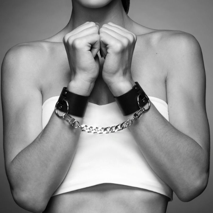 BIJOUX INDISCRETS MAZE - WIDE CUFFS BLACK - Imagem de 2