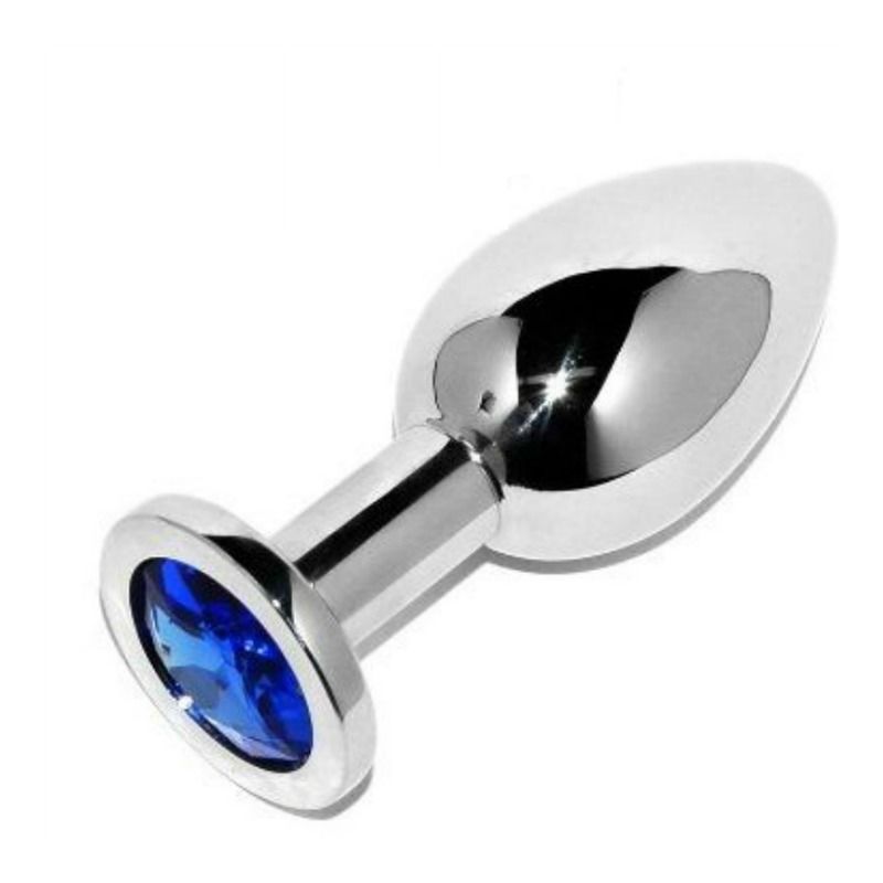 METAL HARD - ANAL PLUG DIAMOND BLUE SMALL 5.71CM - Imagem de 2