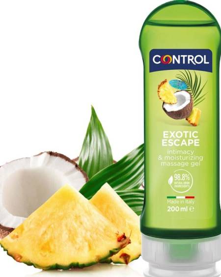 CONTROL - 2 EN 1 MASSAGE  PLEASURE EXOTIC 200 ML