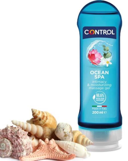 CONTROL - 2 EN 1 MASSAGE  PLEASURE MEDITERRANEAN SEA 200 ML