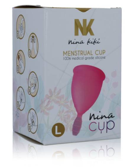 NINA KIKÍ - MENSTRUAL CUP PINK - SIZE L