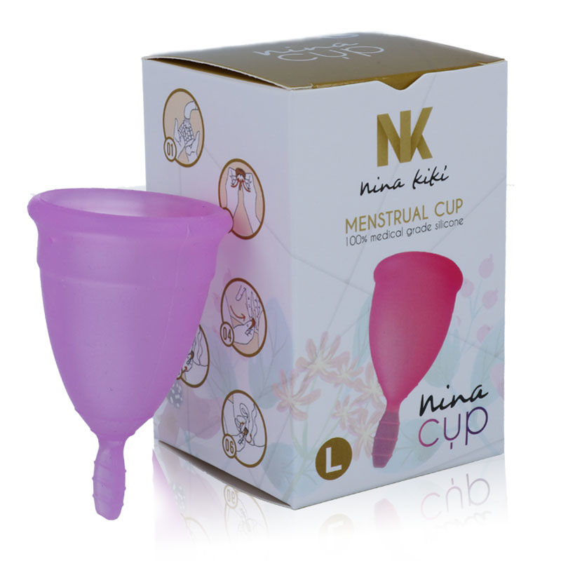 NINA KIKÍ - MENSTRUAL CUP PURPLE - SIZE L - Imagem de 3