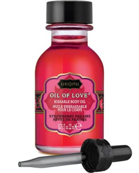 KAMASUTRA - EDIBLE OIL - STRAWBERRIES 22 ML