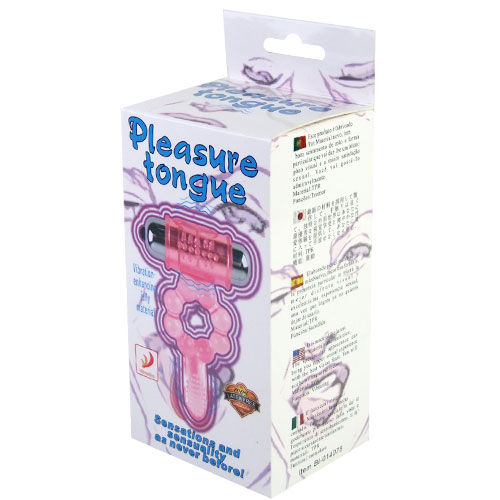 BAILE - SILICONE RING 10 TONGUE RHYTHMS WITH PINK VIBRATION - Imagem de 4