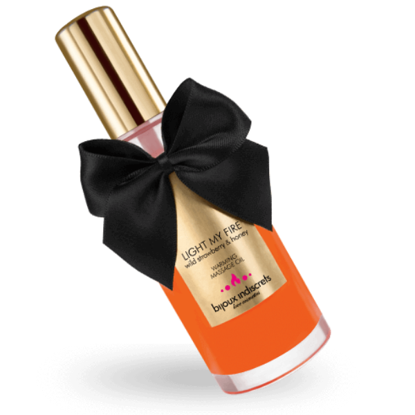 BIJOUX - MASSAGE OIL HEAT EFFECT STRAWBERRY AROMA - Imagem de 3
