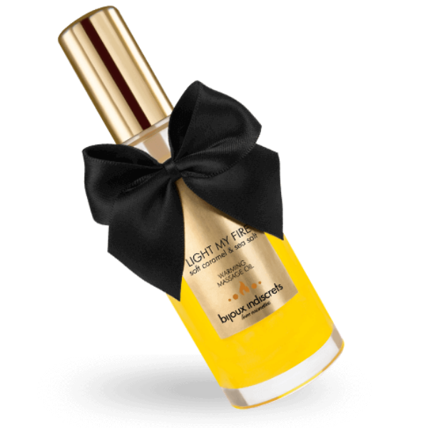 BIJOUX - MASSAGE OIL HEAT EFFECT CARAMEL AROMA - Imagem de 3