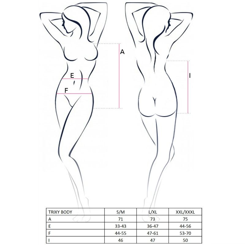 PASSION - WOMAN TRIXY TEDDY NEGRO TALLA L/XL - Imagem de 2
