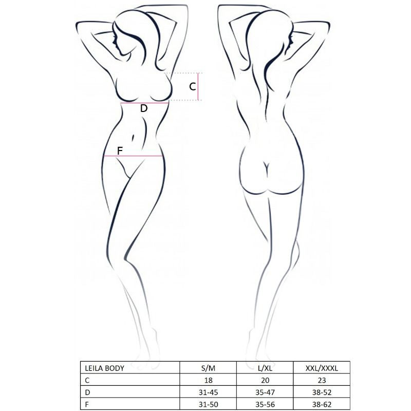 PASSION - WOMAN LEILA TEDDY NEGRO TALLA L/XL - Imagem de 2