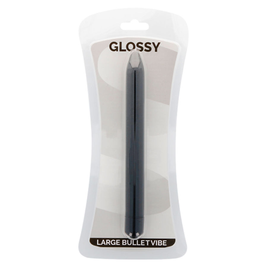 GLOSSY - SLIM VIBRATOR BLACK - Imagem de 3