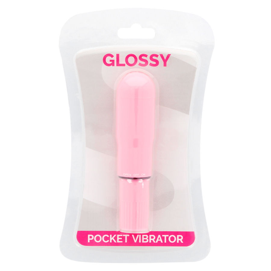 GLOSSY - POCKET VIBRATOR PINK - Imagem de 3