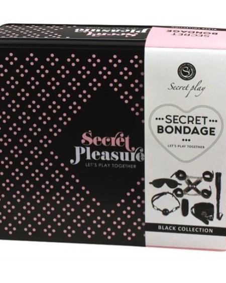 SECRETPLAY - BDSM SET 8 PCS BLACK
