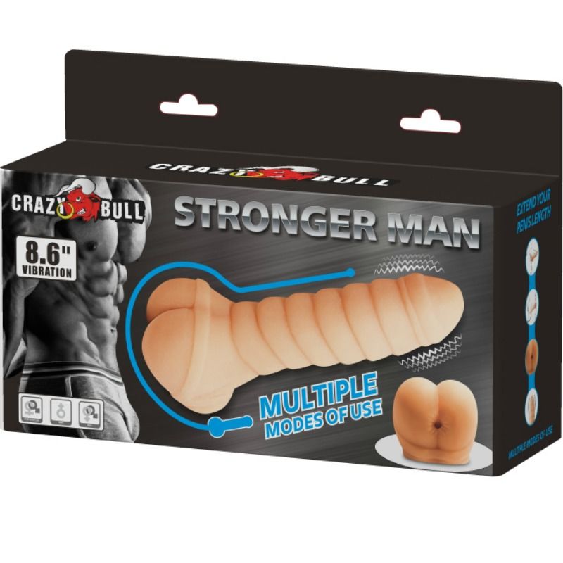 CRAZY BULL - MULTIFUNCTIONAL PENIS 21.8 CM - Imagem de 5