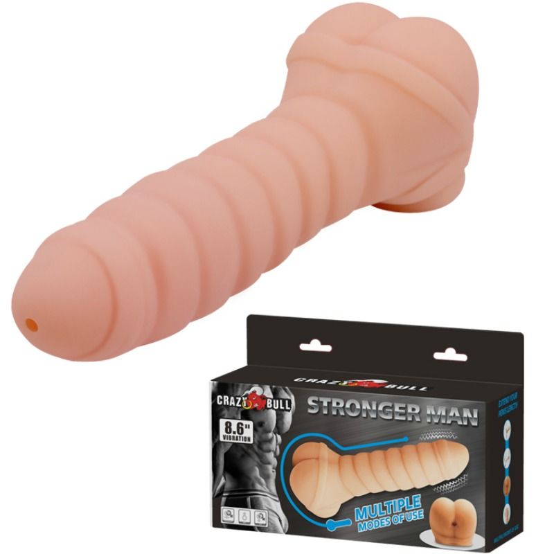 CRAZY BULL - MULTIFUNCTIONAL PENIS 21.8 CM - Imagem de 4