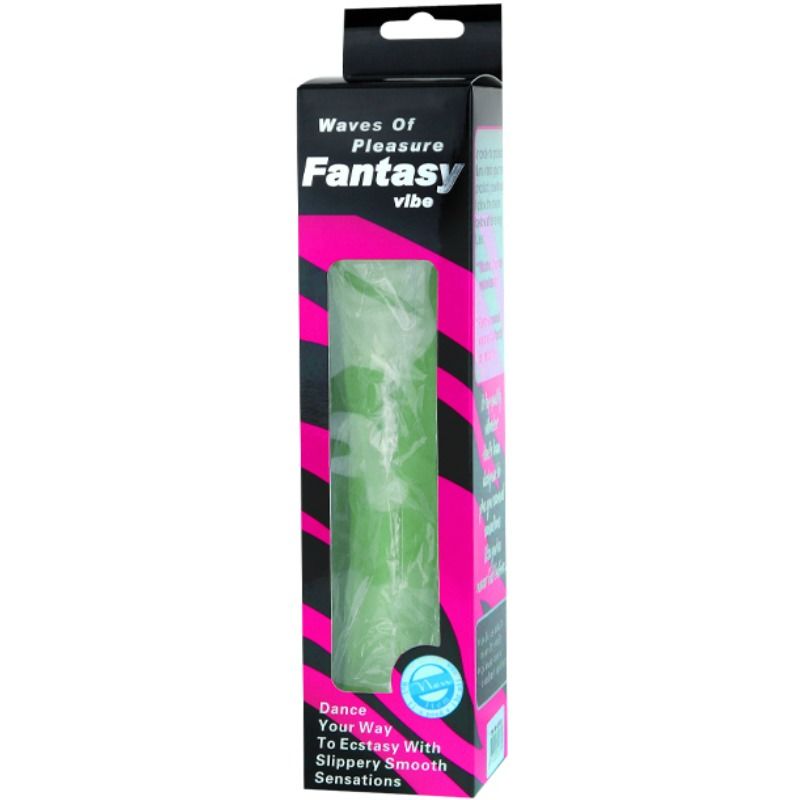 BAILE - WAVES OF PLEASURE VIBRATOR 23 CM GREEN - Imagem de 5
