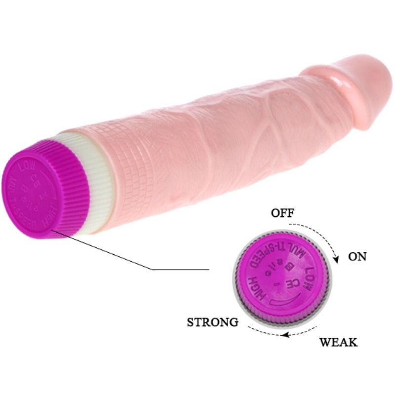 BAILE - REALISTIC VIBRATOR FOR BEGINNERS 21.5 CM - Imagem de 3