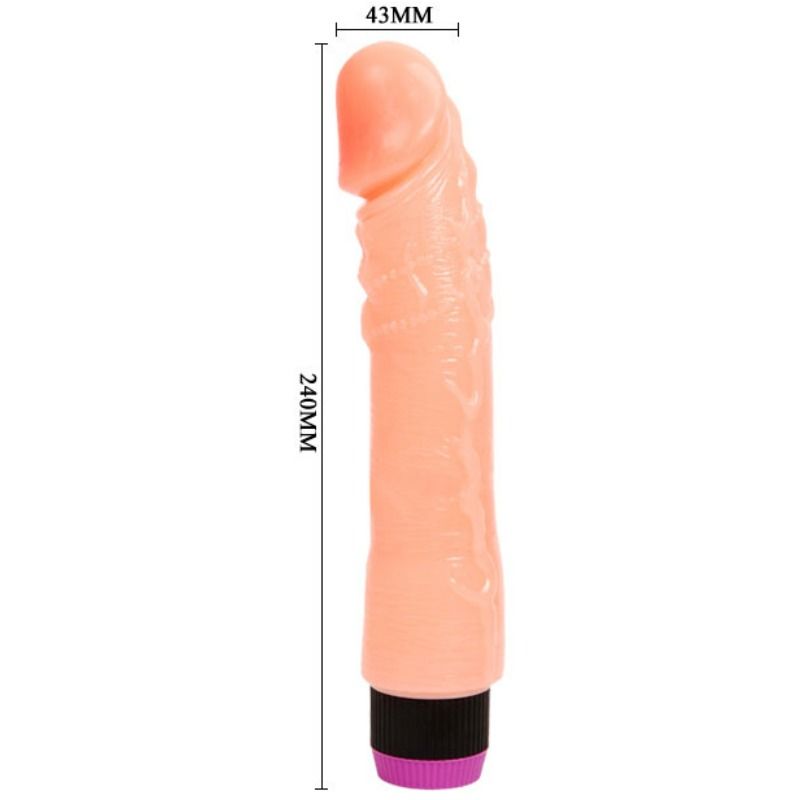 BAILE - NATURAL FLEXIBLE REALISTIC VIBRATOR 24 CM - Imagem de 5