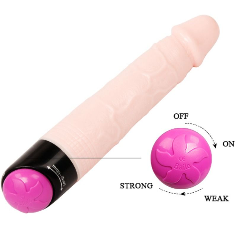BAILE - COLORFUL SEX VIBRATION AND ROTATION 24 CM - Imagem de 4