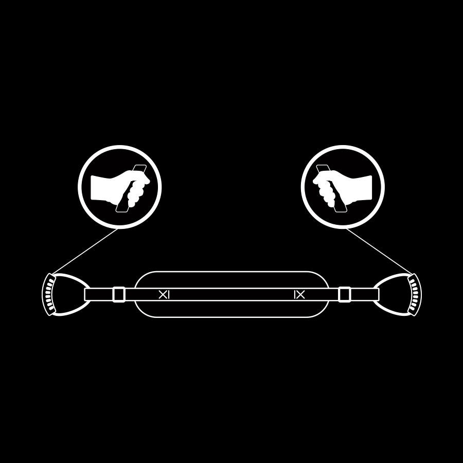 FETISH SUBMISSIVE - DOGGY STYLE HARNESS WITH NOPRENE LINING - Imagem de 3