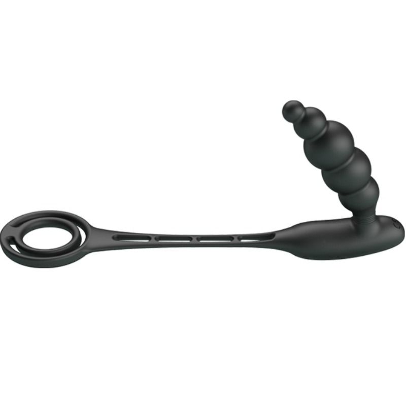 PRETTY LOVE - PENIS RINGS WITH VIBRATOR PLUG - Imagem de 2