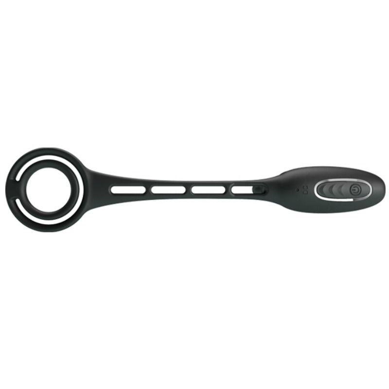 PRETTY LOVE - PENIS RINGS WITH VIBRATOR PLUG - Imagem de 3
