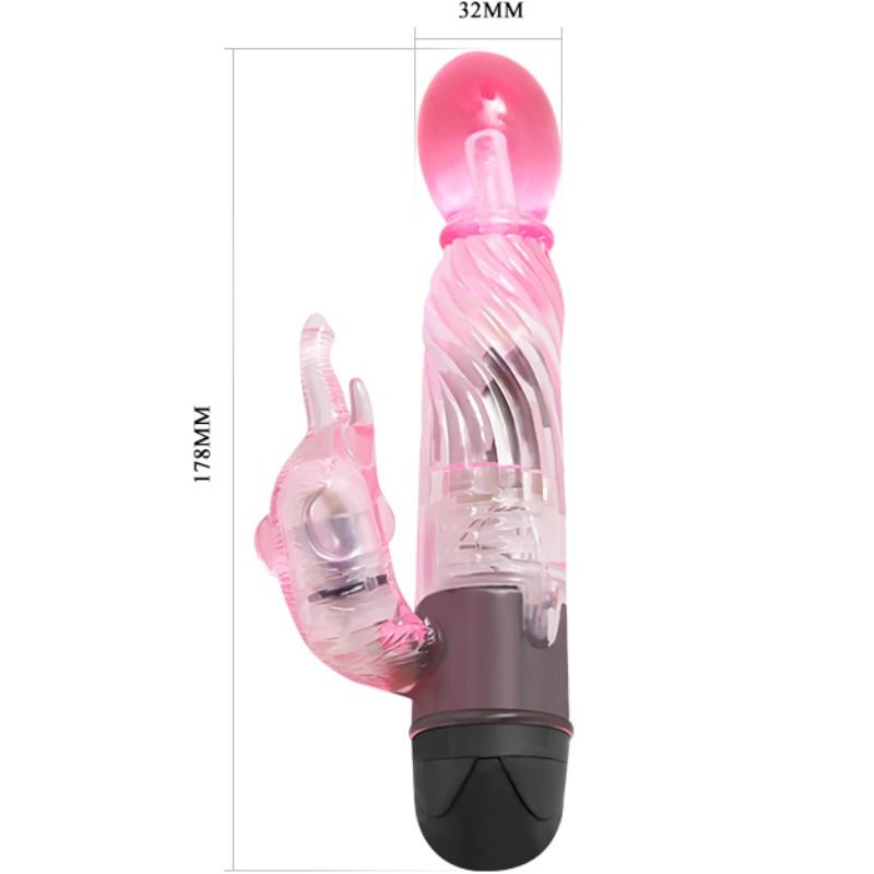 BAILE - GIVE YOU A KIND OF LOVER VIBRATOR WITH PINK RABBIT 10 MODES - Imagem de 3