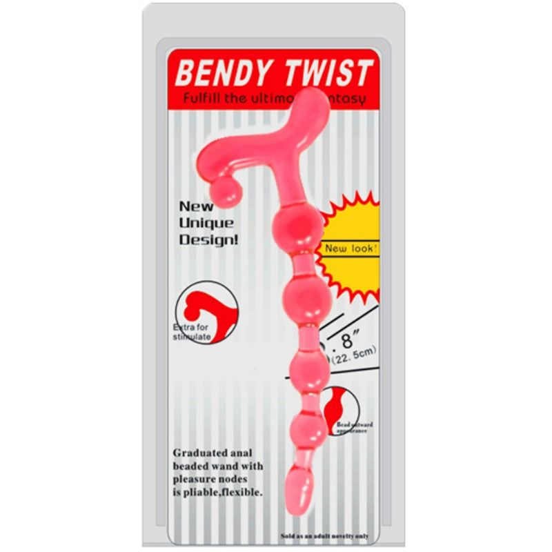 BAILE - BENDY TWIST RED ANAL BALLS - Imagem de 4