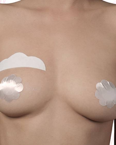BYE-BRA - BREASTS ENHANCER + NIPPLE COVERS SILK CUP F/H