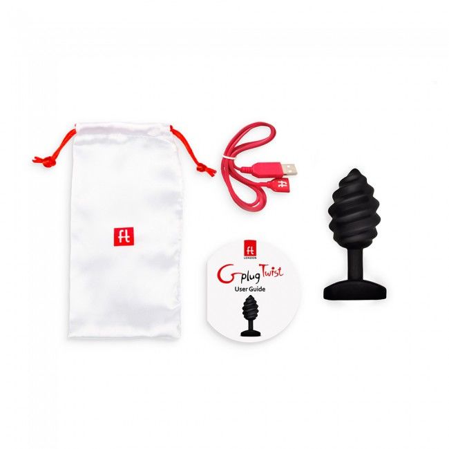G-VIBE - GPLUG TWIST WITH VIBRATION BLACK - Imagem de 2
