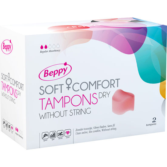 BEPPY - SOFT-COMFORT TAMPONS DRY 2 UNITS - Imagem de 2