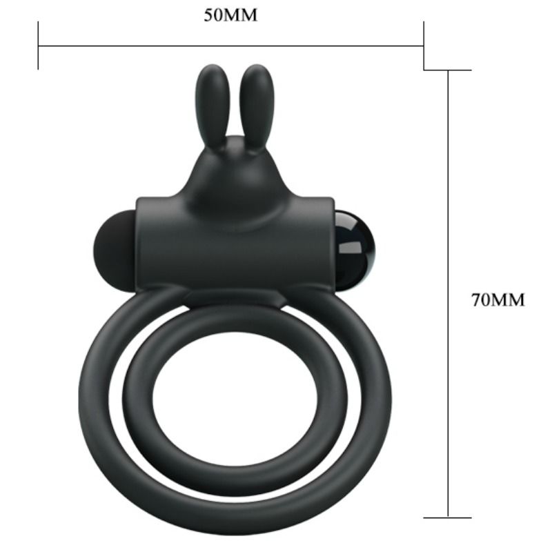 PRETTY LOVE - OSMOND SILICONE VIBRATOR RING - Imagem de 5