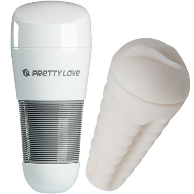 PRETTY LOVE - KITTY WHITE VAGINA MASTURBATOR - Imagem de 2