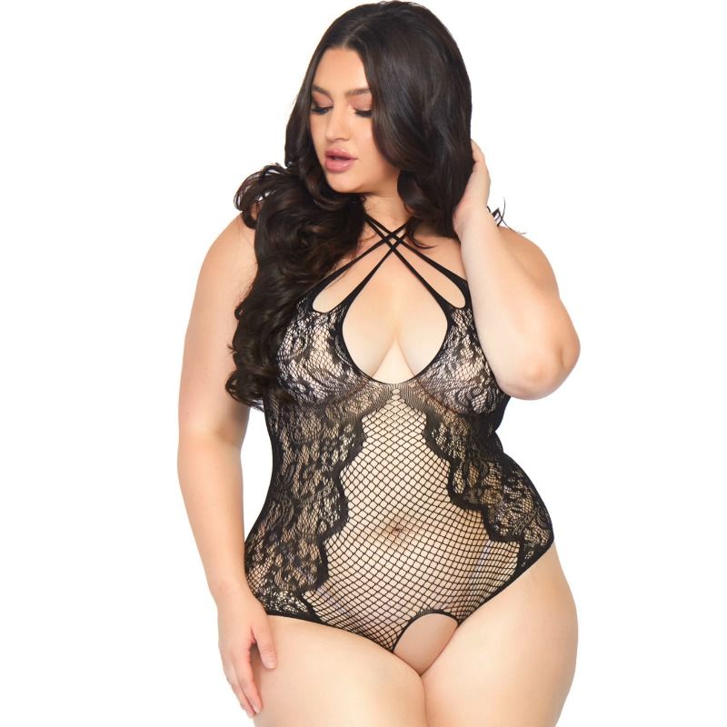 LEG AVENUE - CROTHLESS TEDDY 1X-2X - Imagem de 3