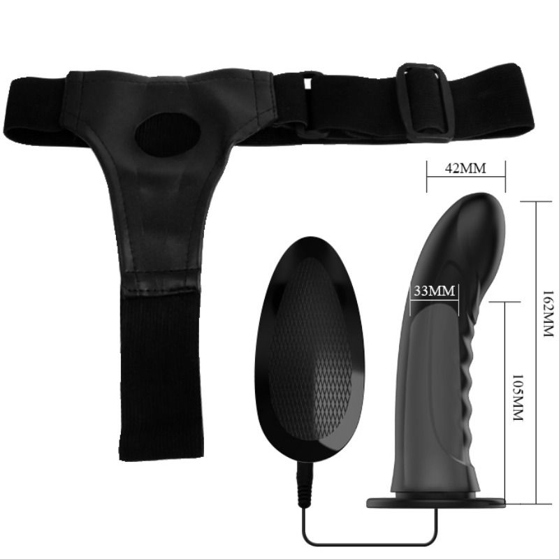 PRETTY LOVE - MARVIN STRAP ON WITH VIBRATION AND HOLLOW DILDO - Imagem de 5