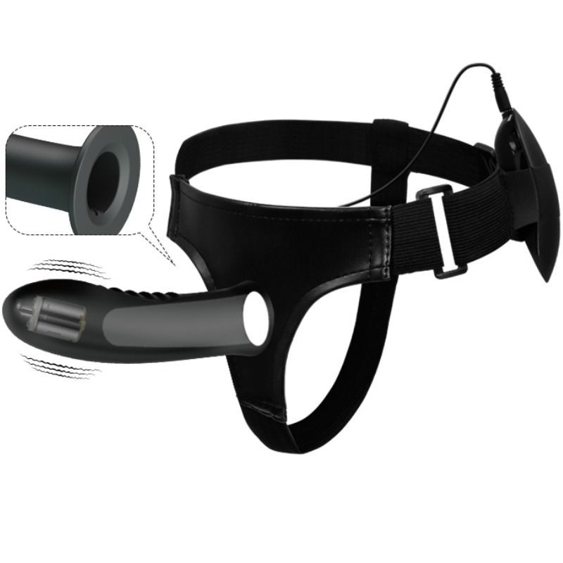 PRETTY LOVE - MYRON STRAP ON WITH VIBRATION AND HOLLOW DILDO - Imagem de 5
